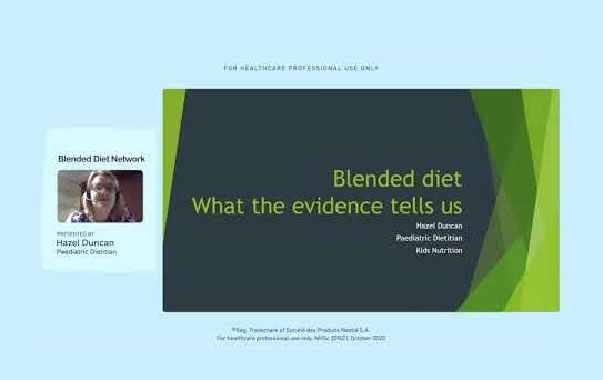 Blended Diets – what the evidence tells us