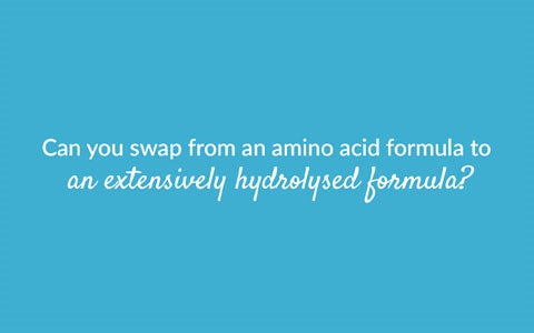 Can You Swap From Amino Acid Formula To Hydrolysed Banner