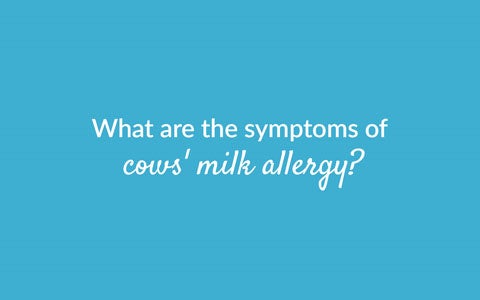 Symtpoms Of Cows Milk Allergy Banner