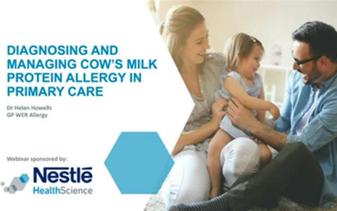 Diagnosing and Managing Cows' Milk Protein Allergy